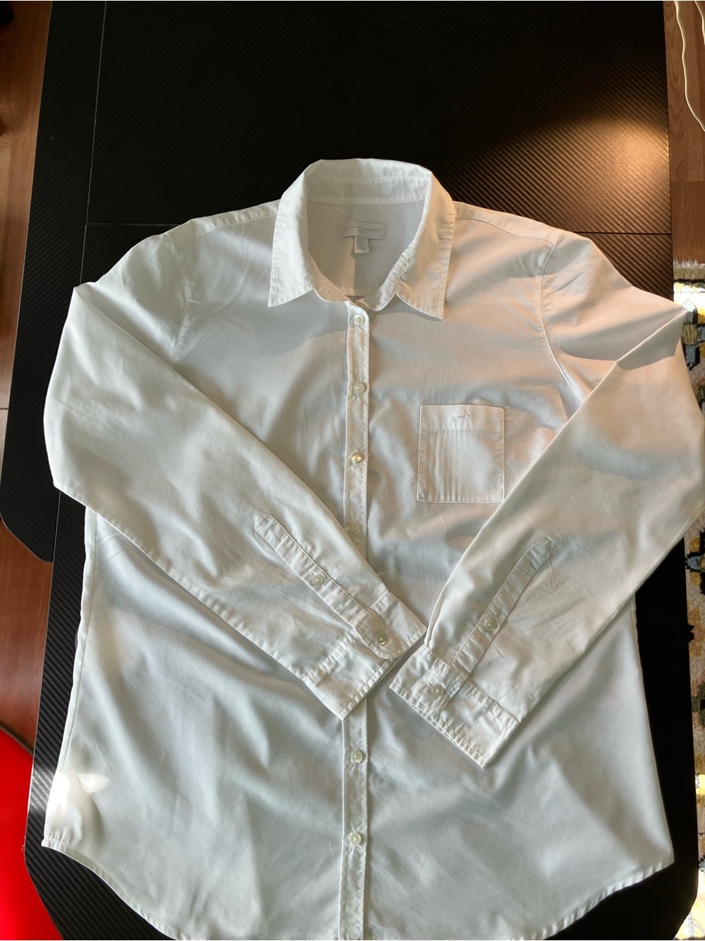 The White Company Women’s White Button-Up Dress Shirt